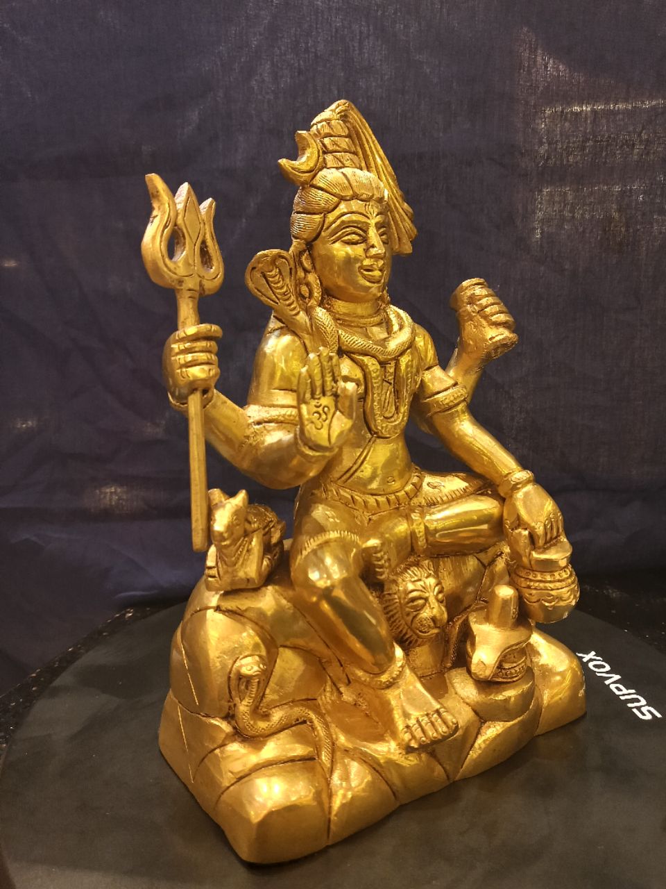 Brass Shivji Idol view 4