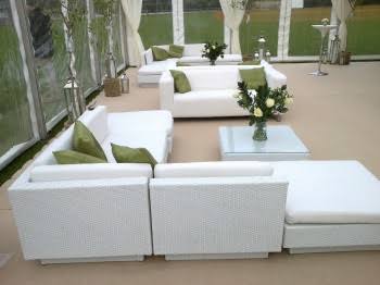 Elegant White Sofa Set view 3