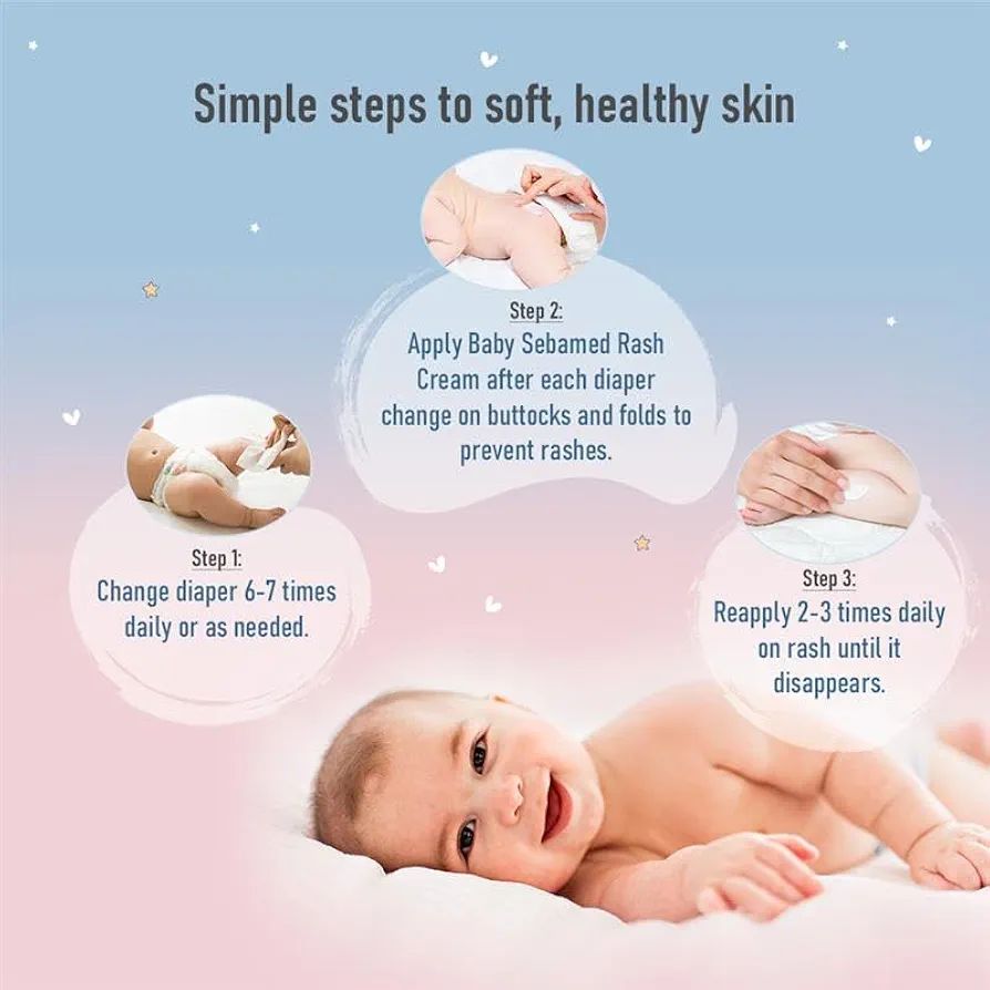 Sebamed Baby Rash Cream|pH 5.5|Ideal for Diaper Rashes|100 ml view 3