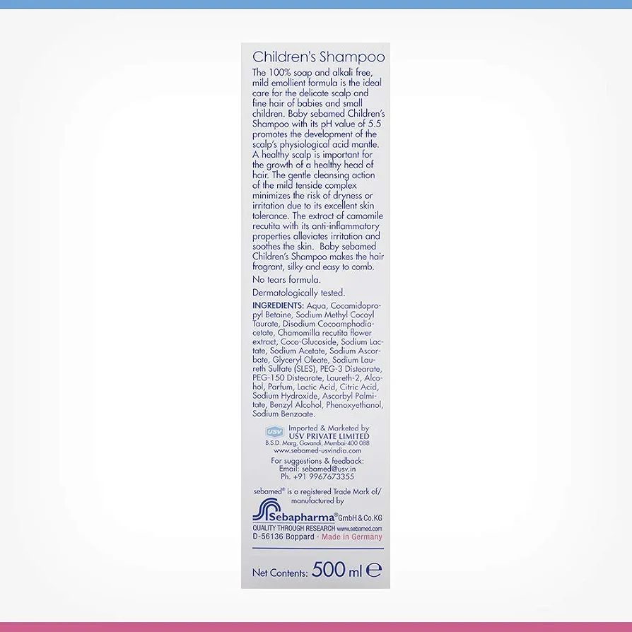 Sponsored AdSponsored Ad
Sponsored
Brand: SebaMed
4.6
4.6 out of 5 stars
(34)
Sebamed Childrens' Shampoo, 500ml view 2