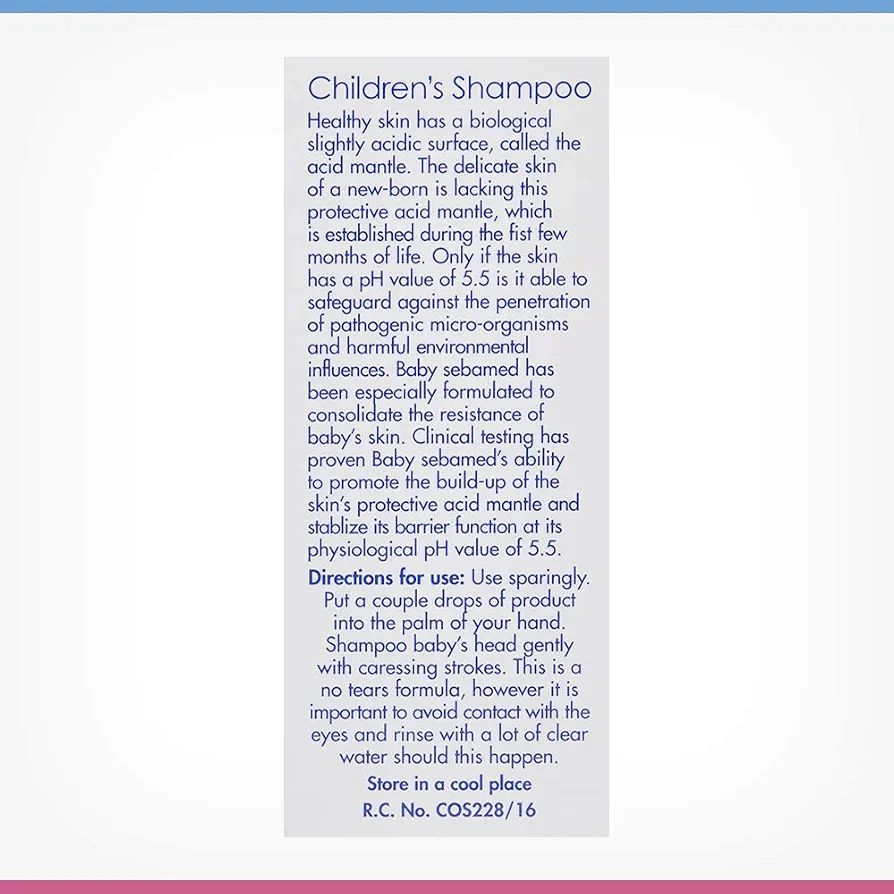 Sponsored AdSponsored Ad
Sponsored
Brand: SebaMed
4.6
4.6 out of 5 stars
(34)
Sebamed Childrens' Shampoo, 500ml view 3