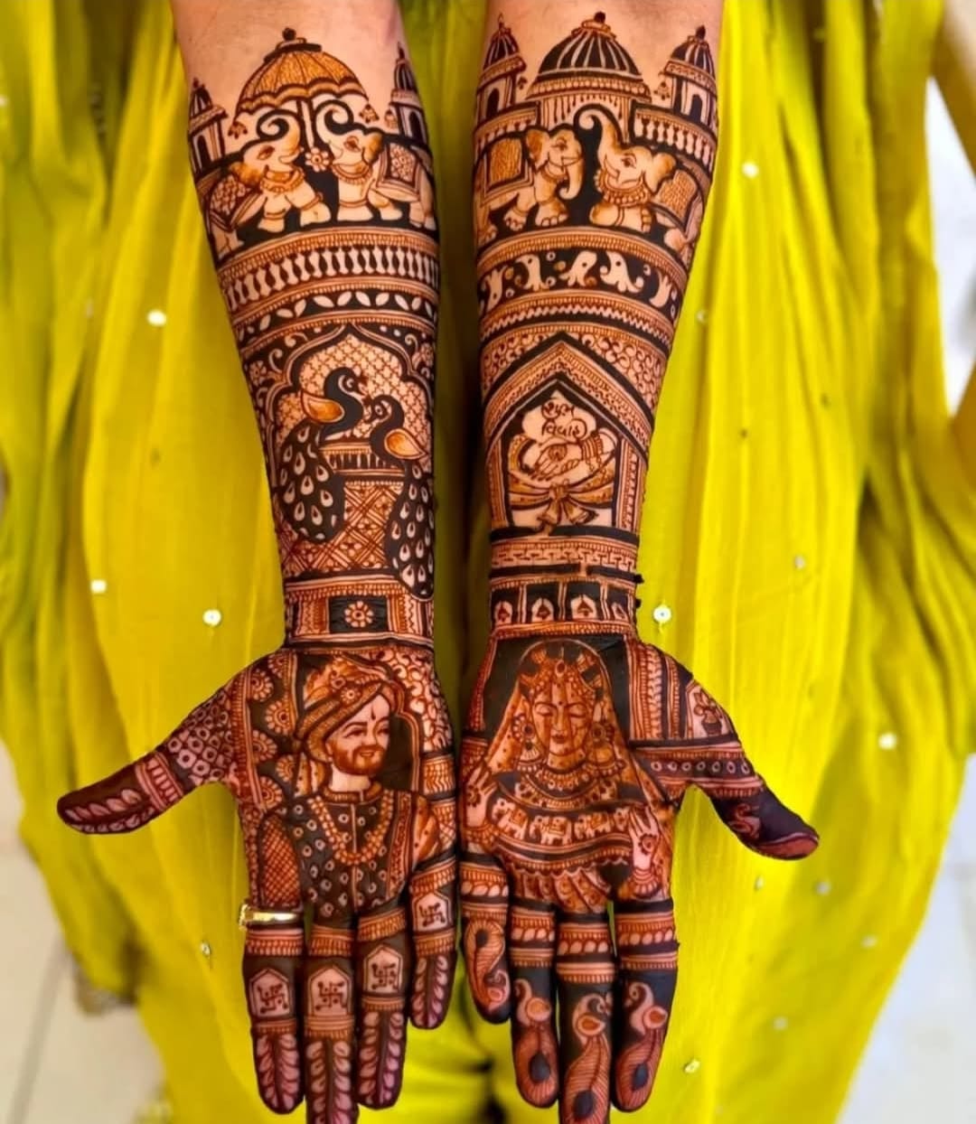 Traditional Bridal Mehndi view 2