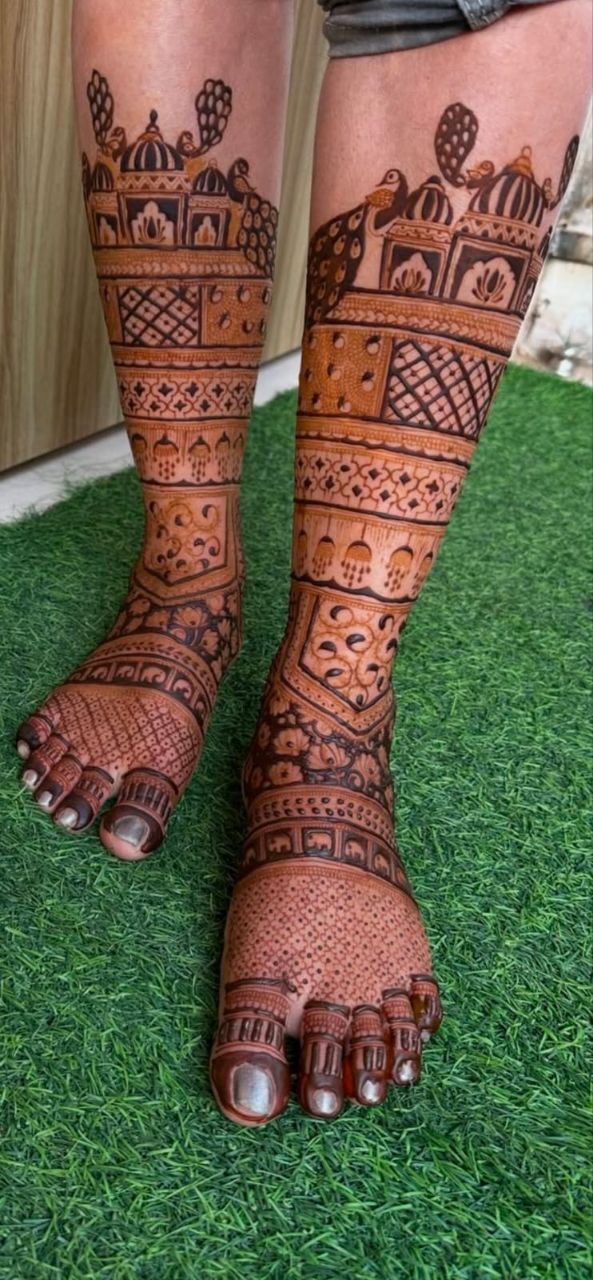Traditional Bridal Mehndi view 2
