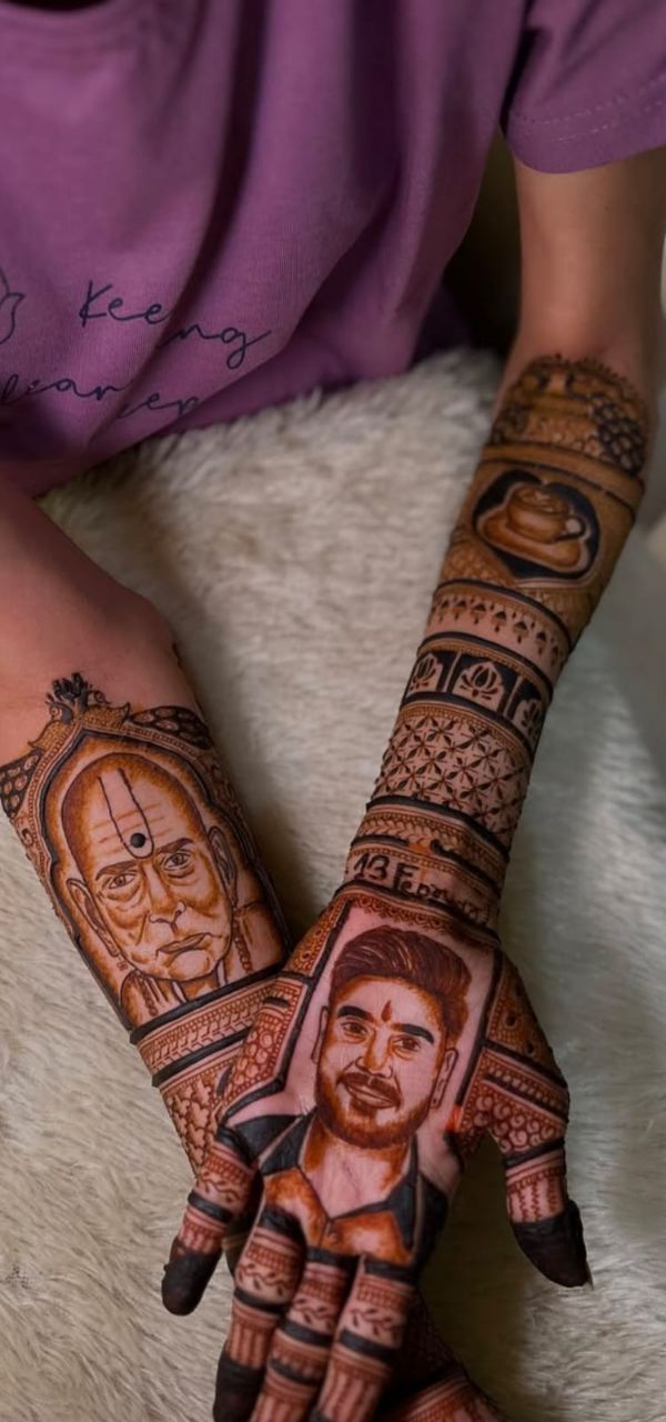 Custom Bridal Mehndi view 2