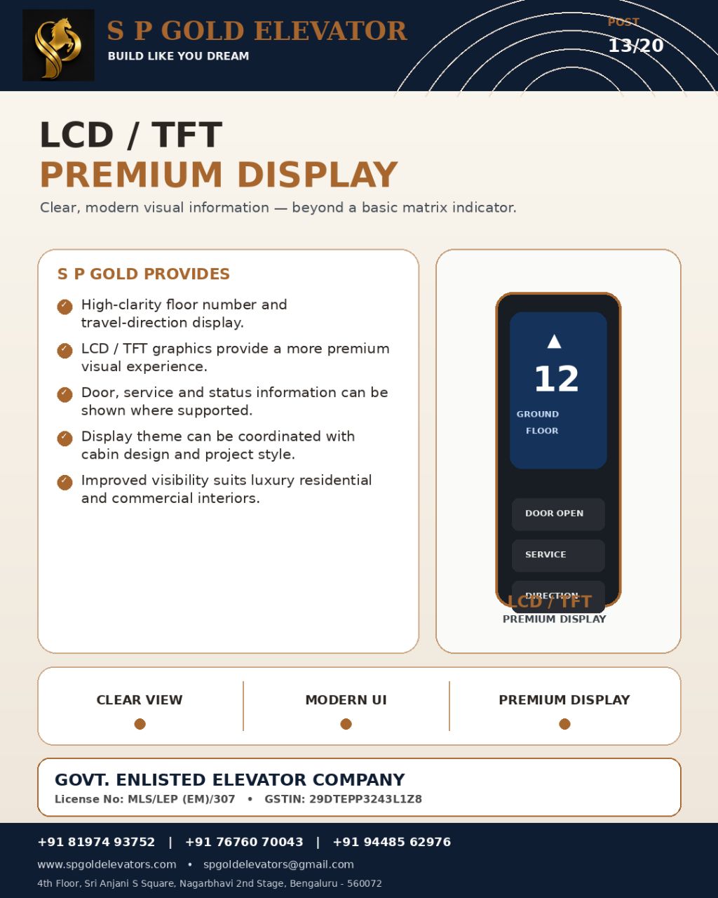 LCD/TFT Premium Display