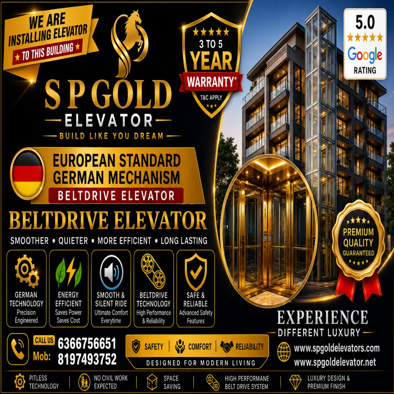 Beltdrive Elevator