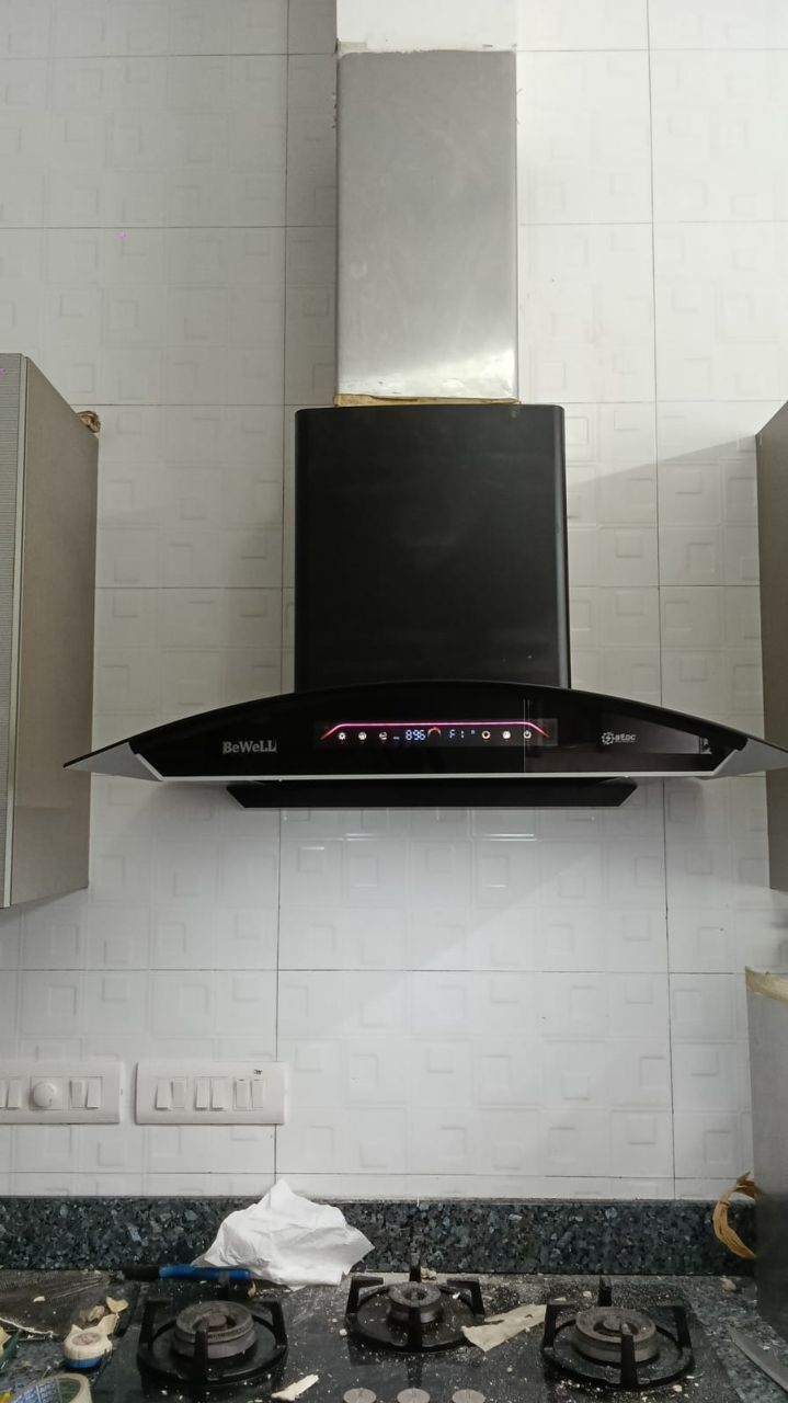 BeWell Wall-Mounted Chimney view 2