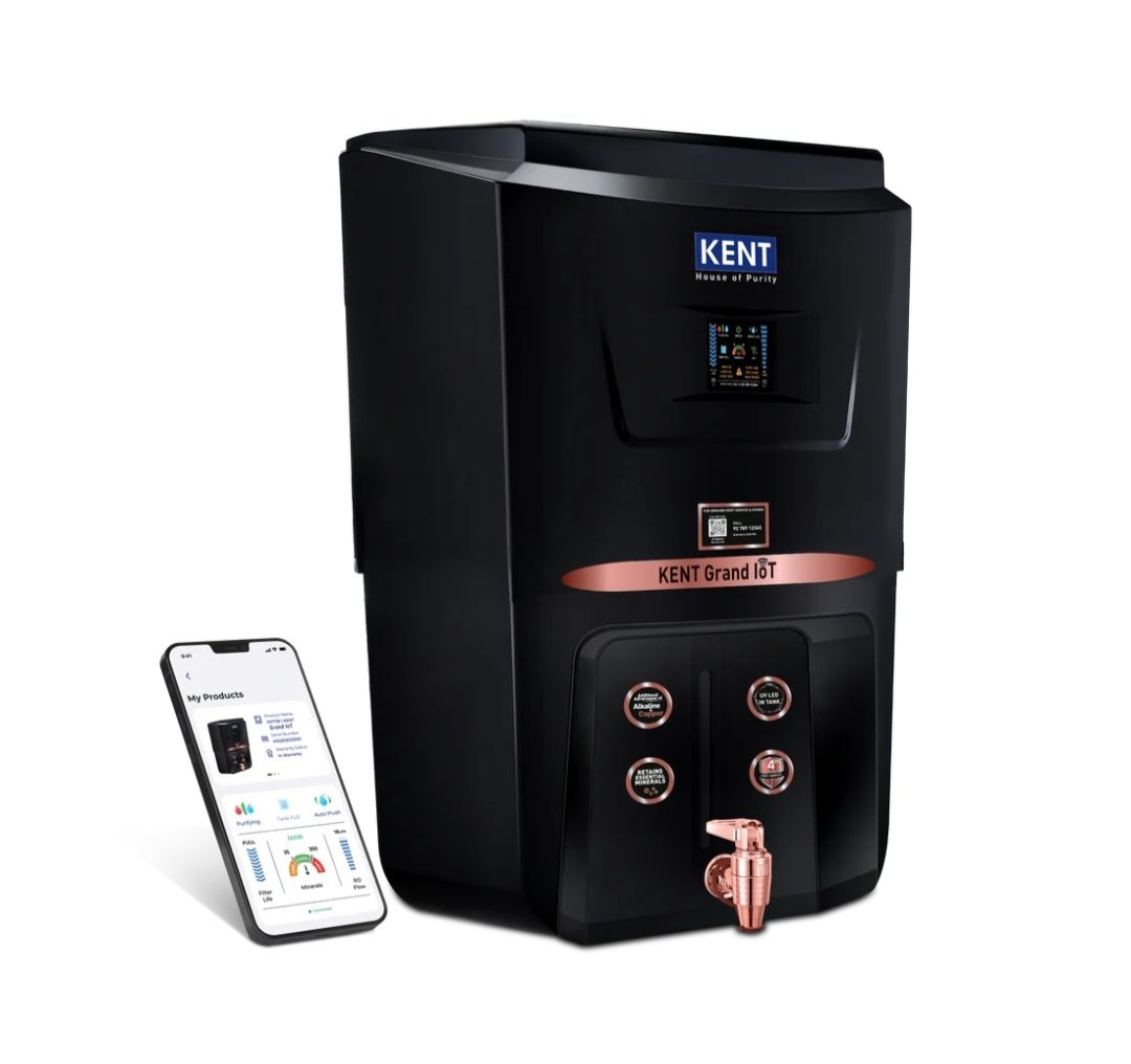 KENT Grand IoT Ro Water Purifier RO+UV+UF ALKALINE +Copper +TDS Control+UV In Tank With Advanced Iot Intelligence view 4