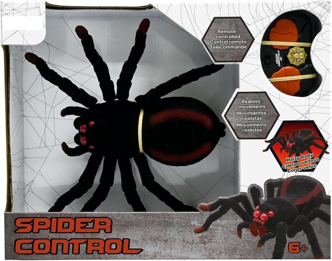Realistic Remote Controlled Tarantula/Spider, 8 Hairy Legs, 2 mandibles, Light Effects in The Eyes, Remote Control Included, SPIDER01 view 6