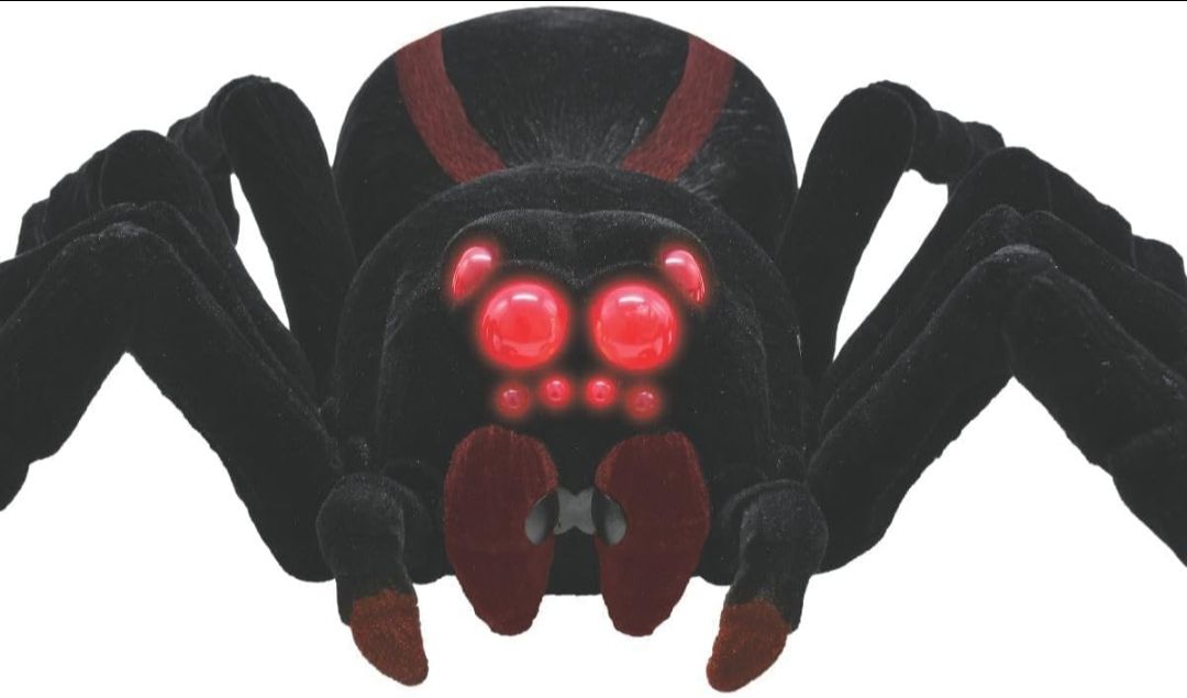 Realistic Remote Controlled Tarantula/Spider, 8 Hairy Legs, 2 mandibles, Light Effects in The Eyes, Remote Control Included, SPIDER01 view 2