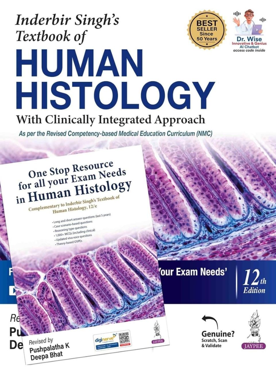 Inderbir Singh's Textbook Of Human Histology, 12th Edition