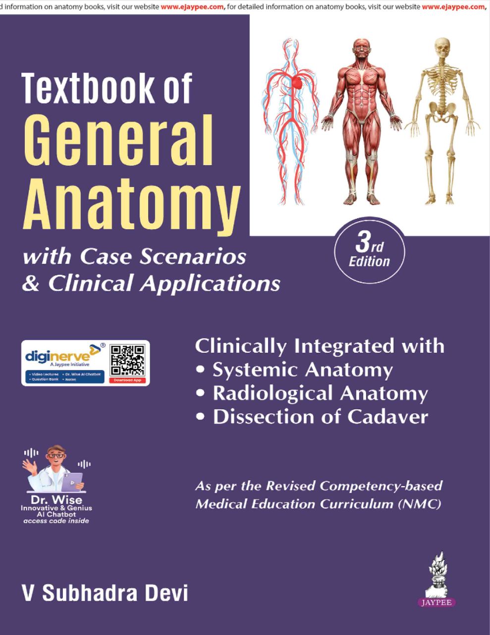 Textbook of General Anatomy By V Subhadra Devi 3E