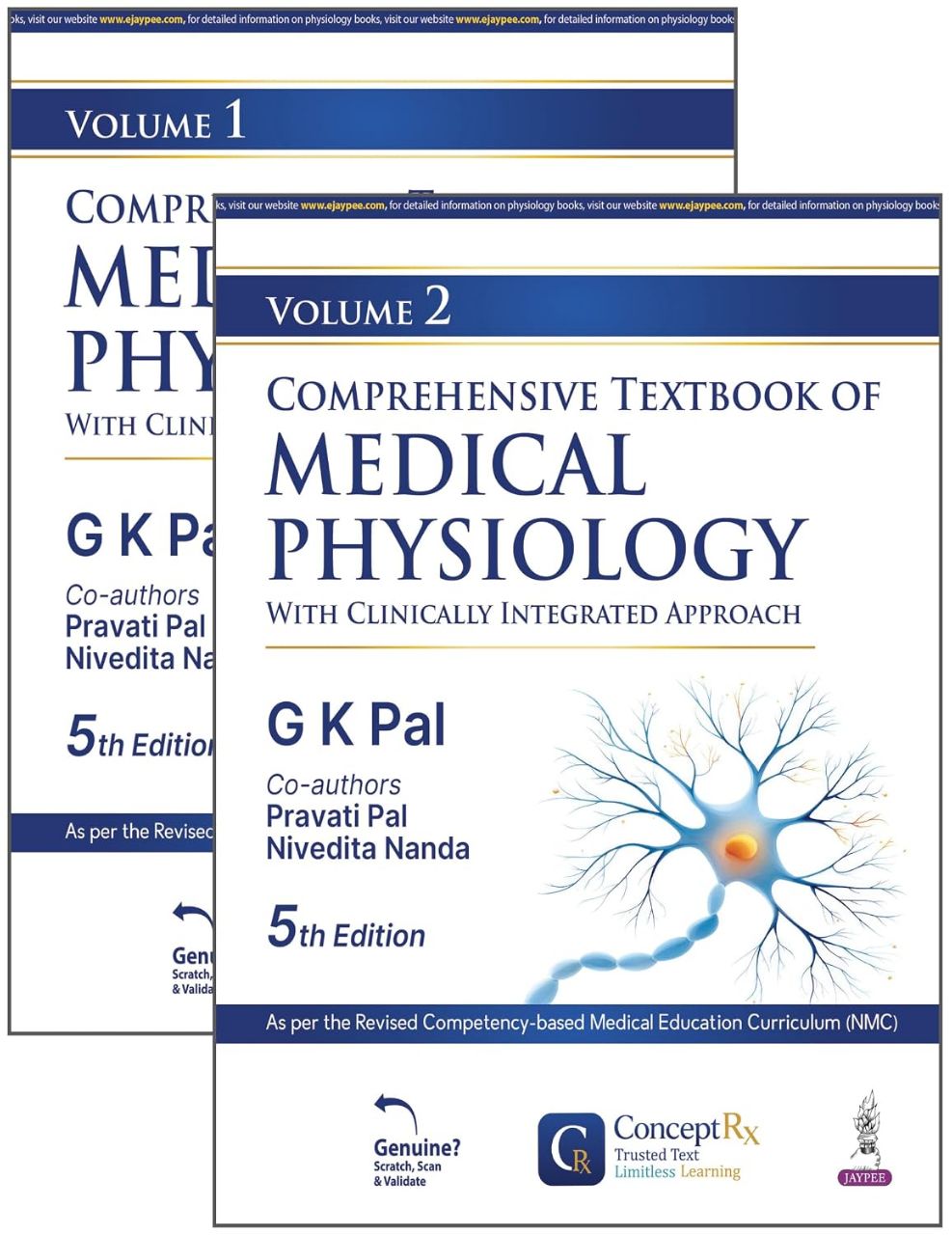 Comprehensive Textbook of Medical Physiology By GK Pal 5E
