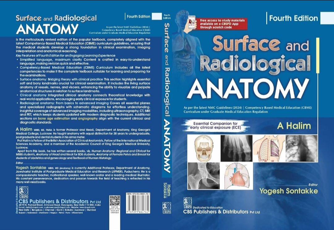 Surface and Radiological Anatomy By A Halim Fourth Edition view 2