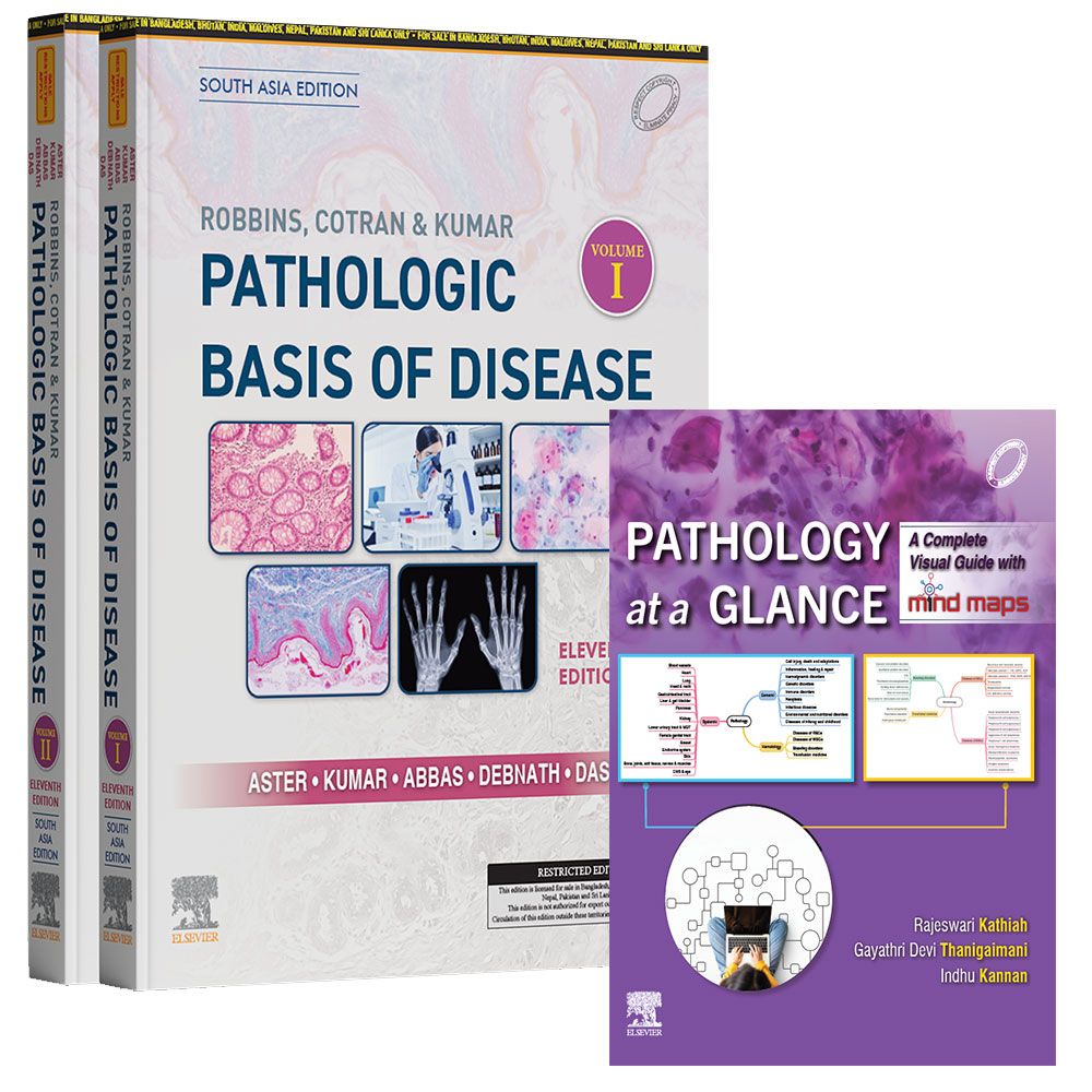 Robbins, Cotran & Kumar Pathologic Basis of Disease Bundle Of 3 Books, 11e SAE view 2