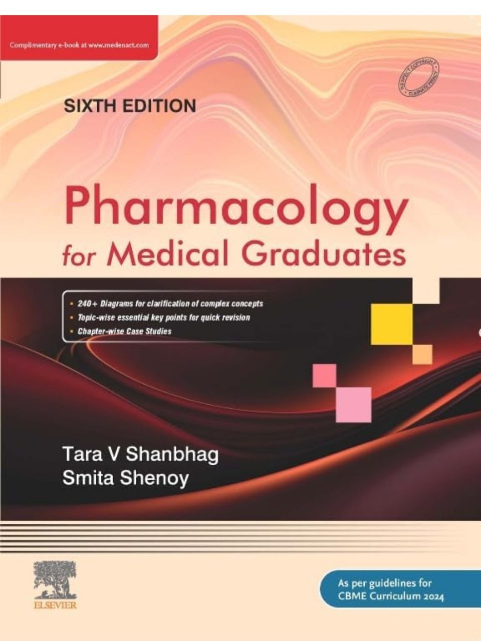 Pharmacology for Medical Graduates By Tara V Shanbhag 6th Editio