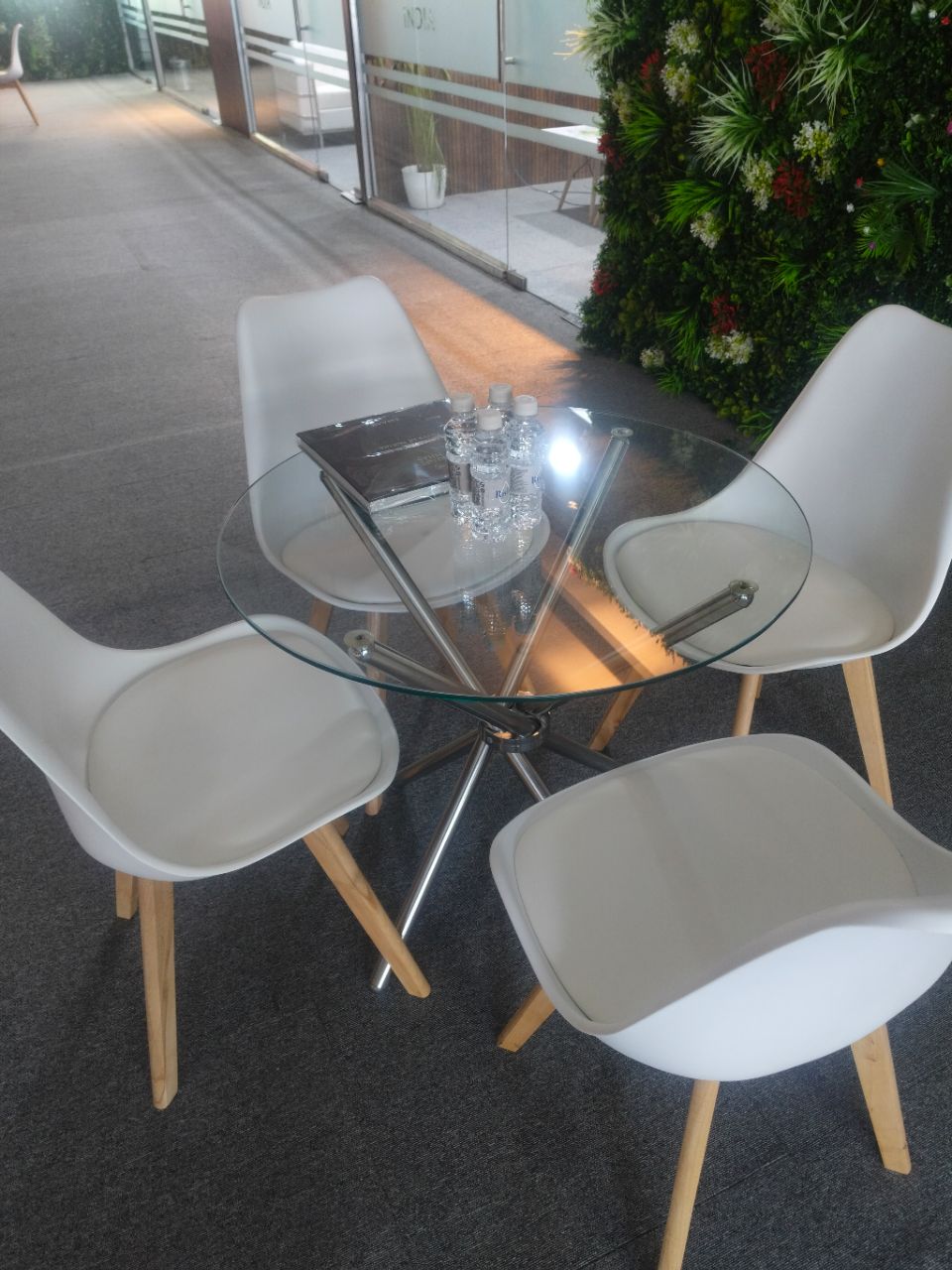 Modern Glass Dining Table view 2