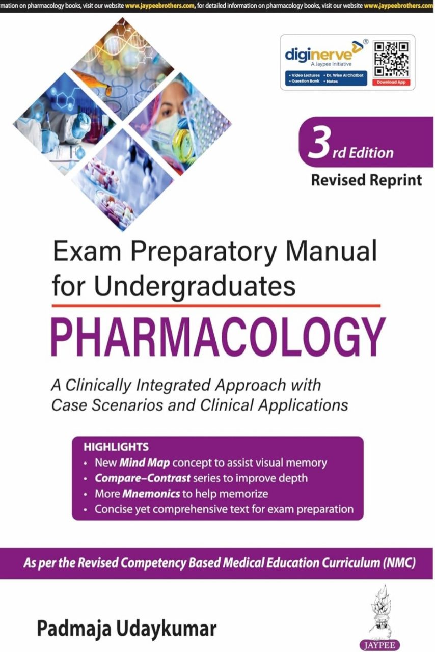 Exam Preparatory Manual for Undergraduates Pharmacology By Padmaja Udaykumar 3/e Reprint 2025