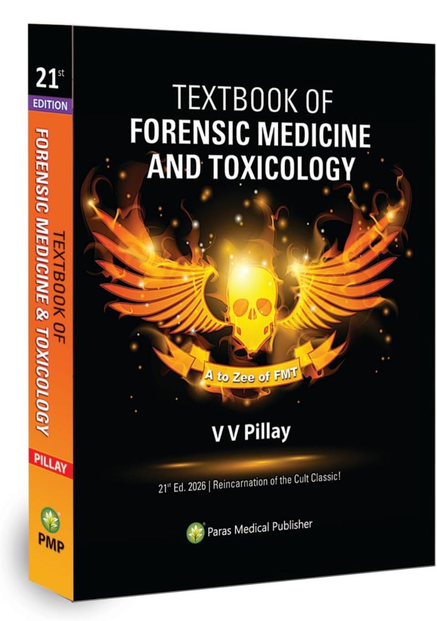Textbook of Forensic Medicine and Toxicology by V V Pillay 21st Edition
