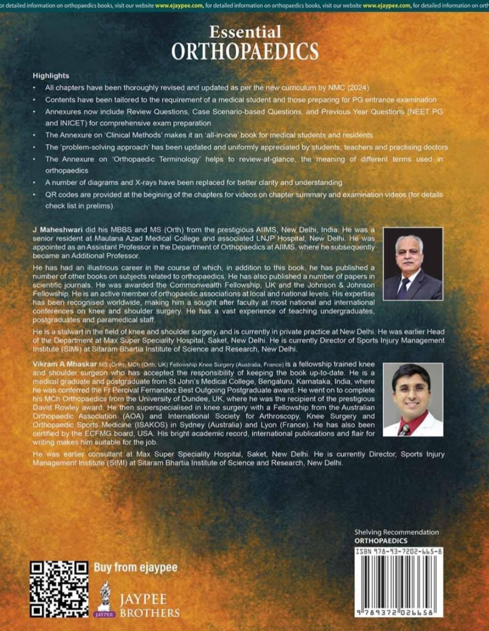 Essential Orthopaedics By Maheshwari, Mhaskar (8th Edition) view 2