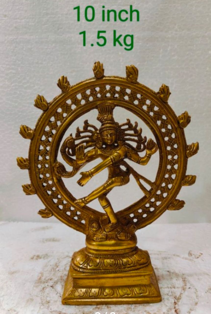 Brass Nataraja Statue view 2