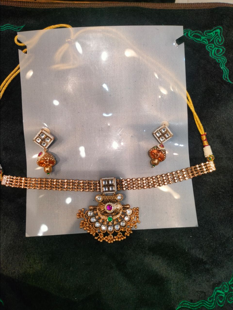 Traditional Indian Necklace Set view 2
