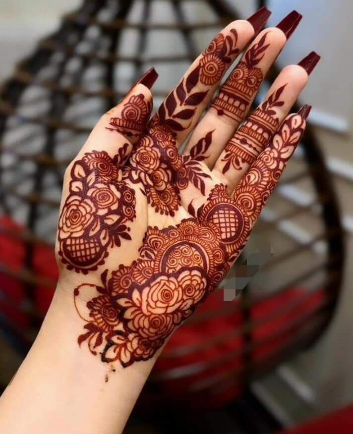 Bridal Mehndi Art view 2
