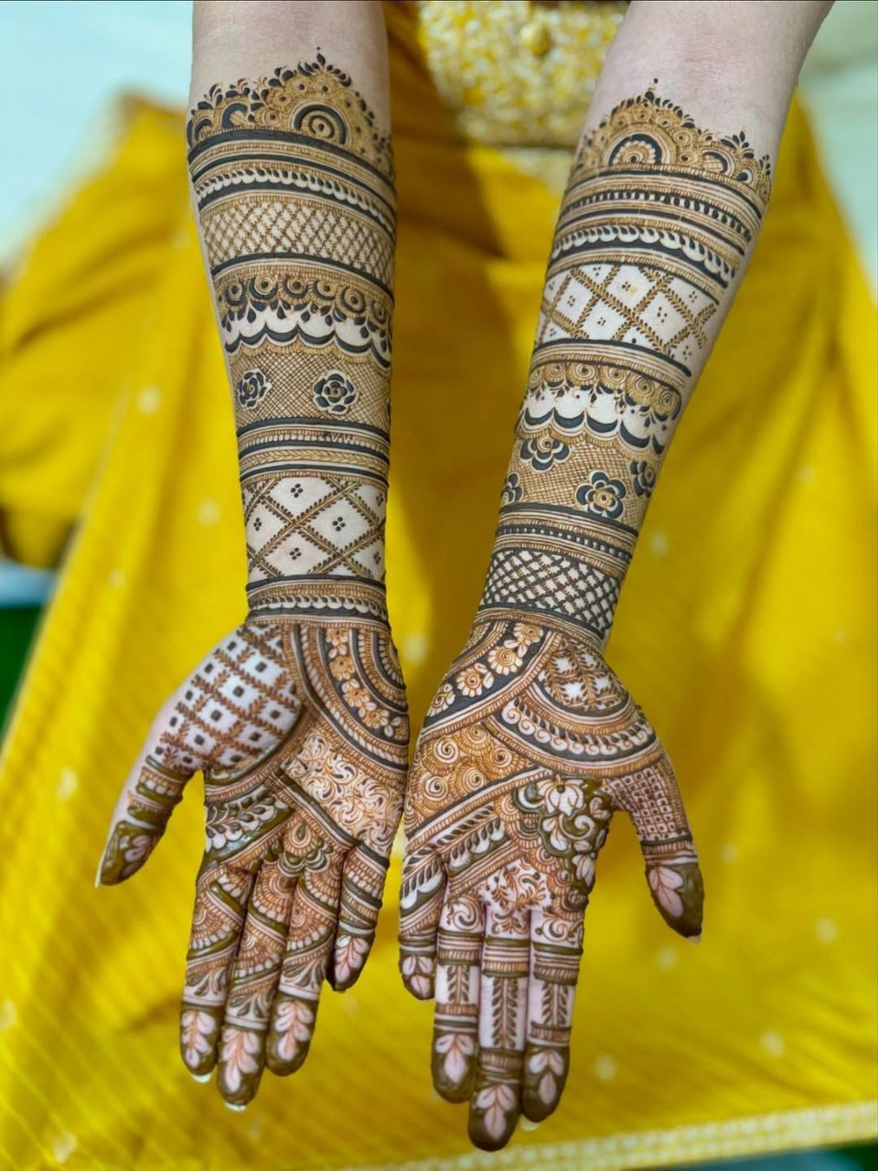 Intricate Bridal Mehndi view 2