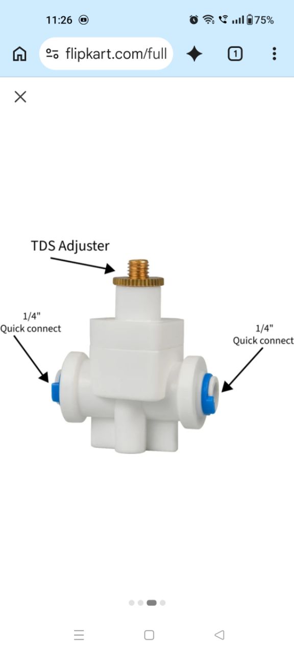 RO Water Purifier TDS Adjuster view 3
