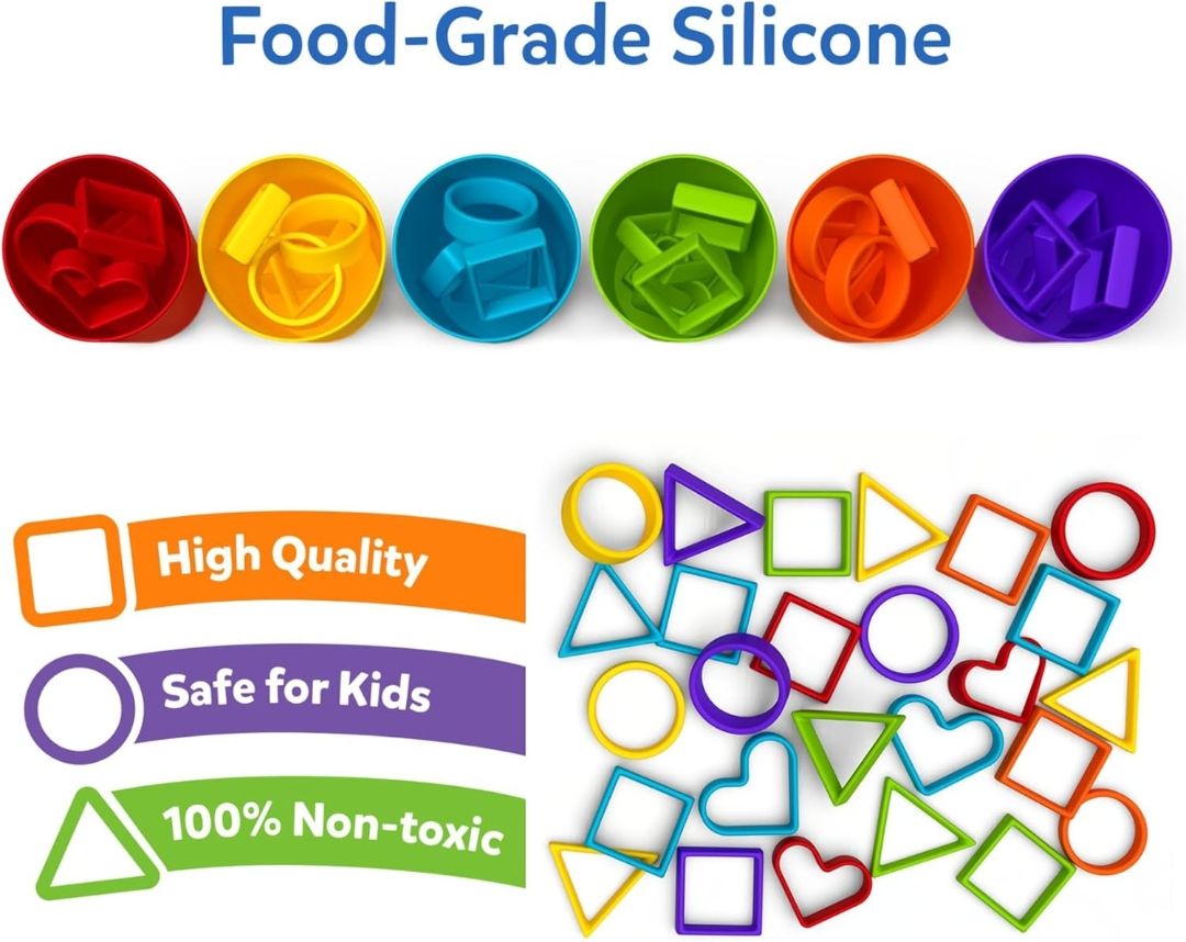 Skillmatics Silicone Rainbow Sorting Game – Learning & Educational Toy
Sorting, Counting & Sequencing Skills, Gift for Toddlers & Preschoolers, Boys and Girls Ages 3, 4, 5, 6 view 5