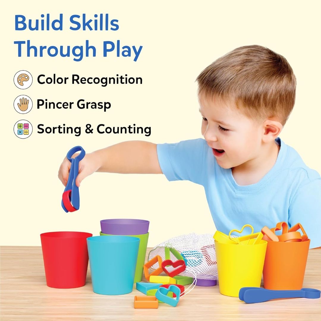 Skillmatics Silicone Rainbow Sorting Game – Learning & Educational Toy
Sorting, Counting & Sequencing Skills, Gift for Toddlers & Preschoolers, Boys and Girls Ages 3, 4, 5, 6 view 3