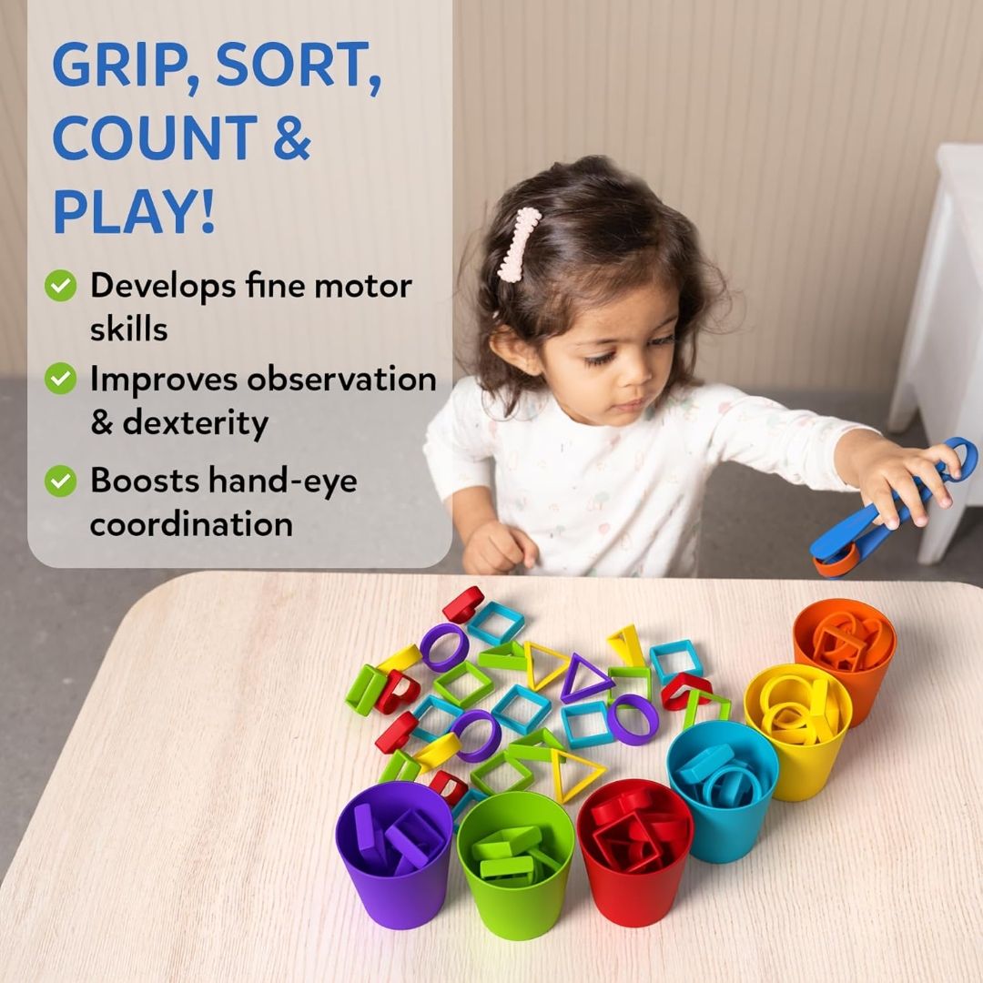 Skillmatics Silicone Rainbow Sorting Game – Learning & Educational Toy
Sorting, Counting & Sequencing Skills, Gift for Toddlers & Preschoolers, Boys and Girls Ages 3, 4, 5, 6 view 2