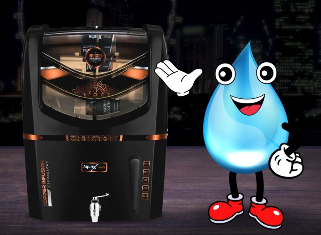 AquaX Crux Black Water Purifier view 2