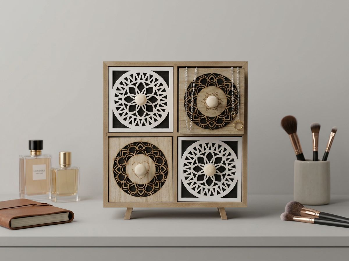 Decorative Wooden Drawer Set 9/10" view 2