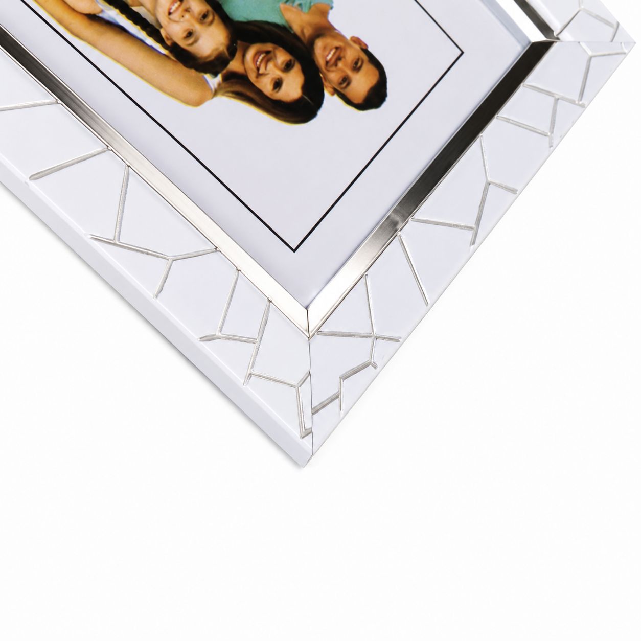 Table Stand White Photo Frame 4X6 Inch view 2