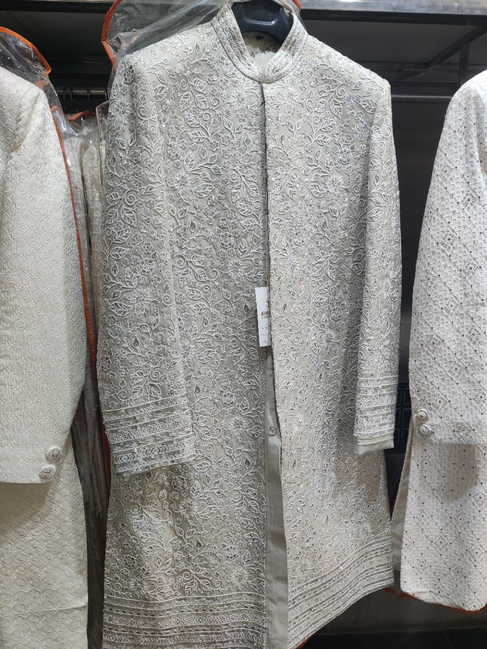 Embroidered Sherwani view 2