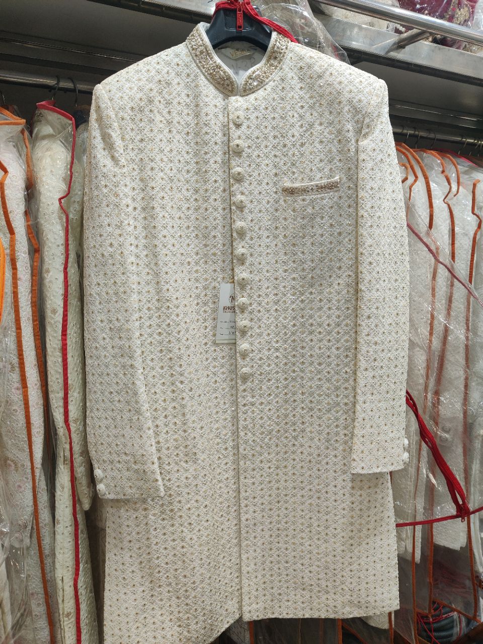 Embroidered Sherwani view 2