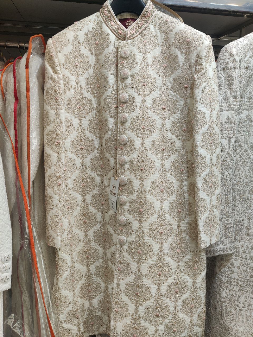 Embroidered Sherwani view 2