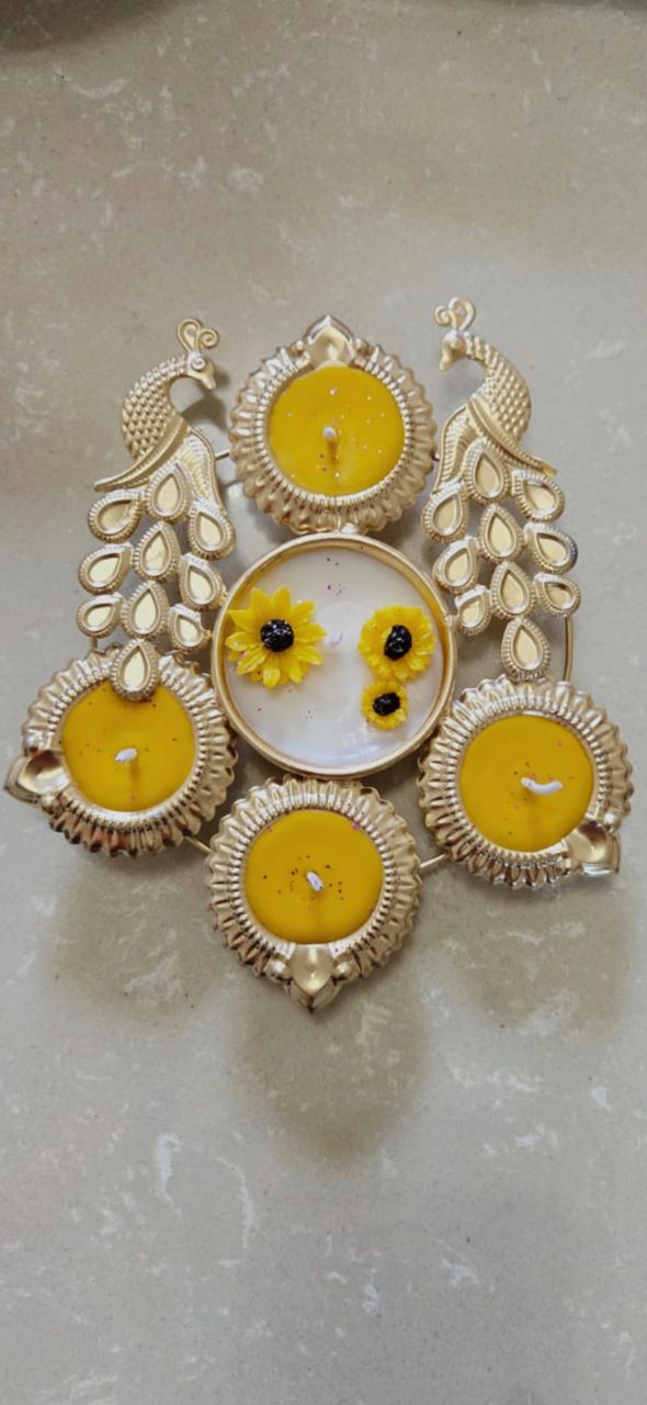 Peacock Diyas view 2