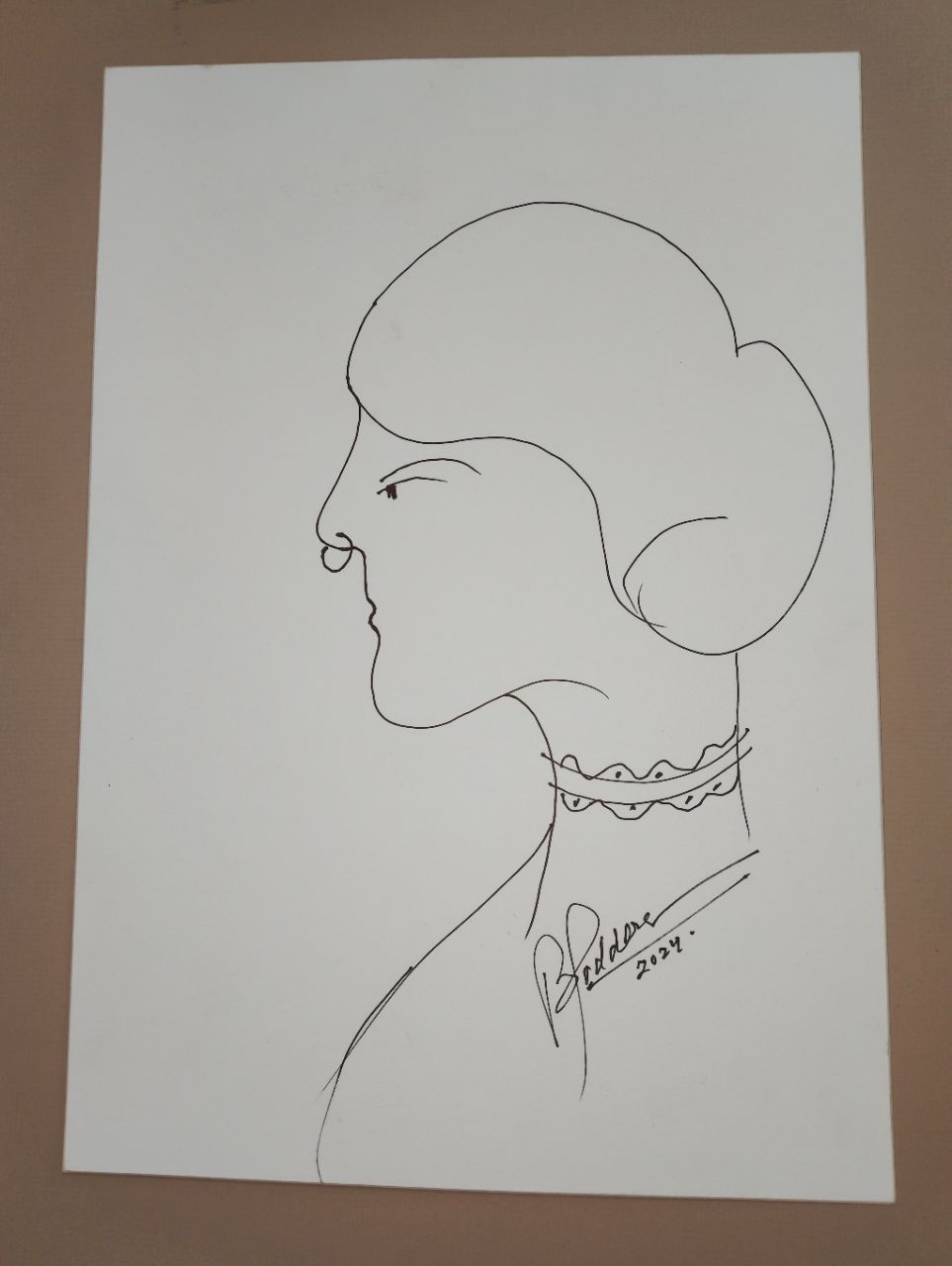 Line Art Drawing
