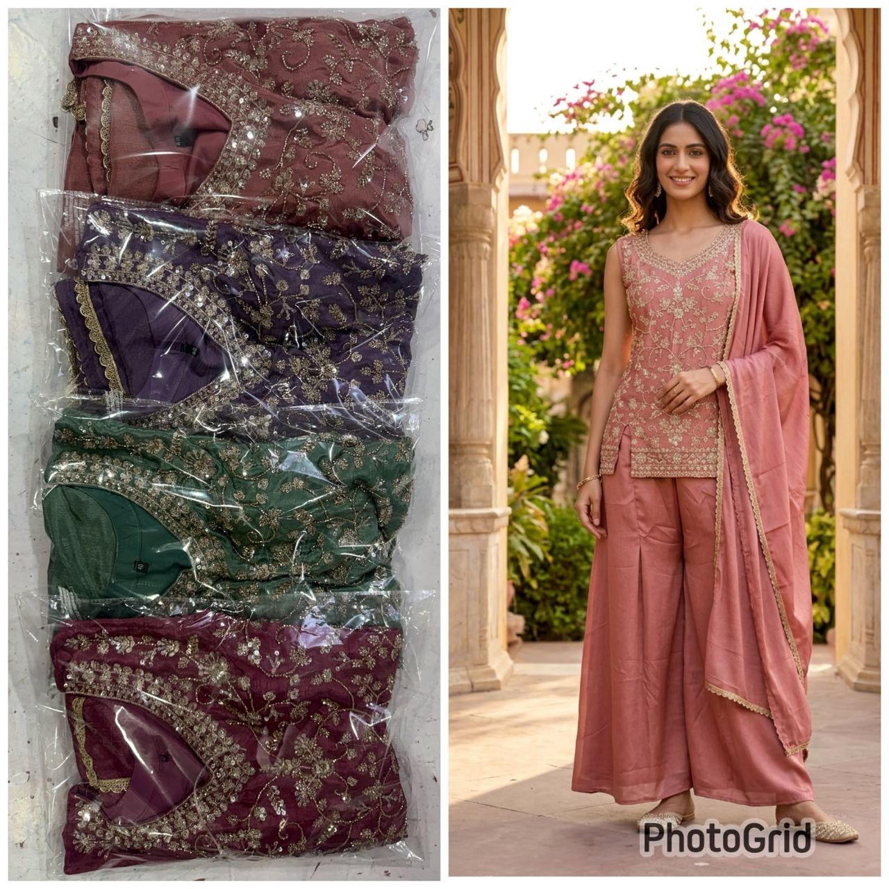 Embroidered Ethnic Kurta Set