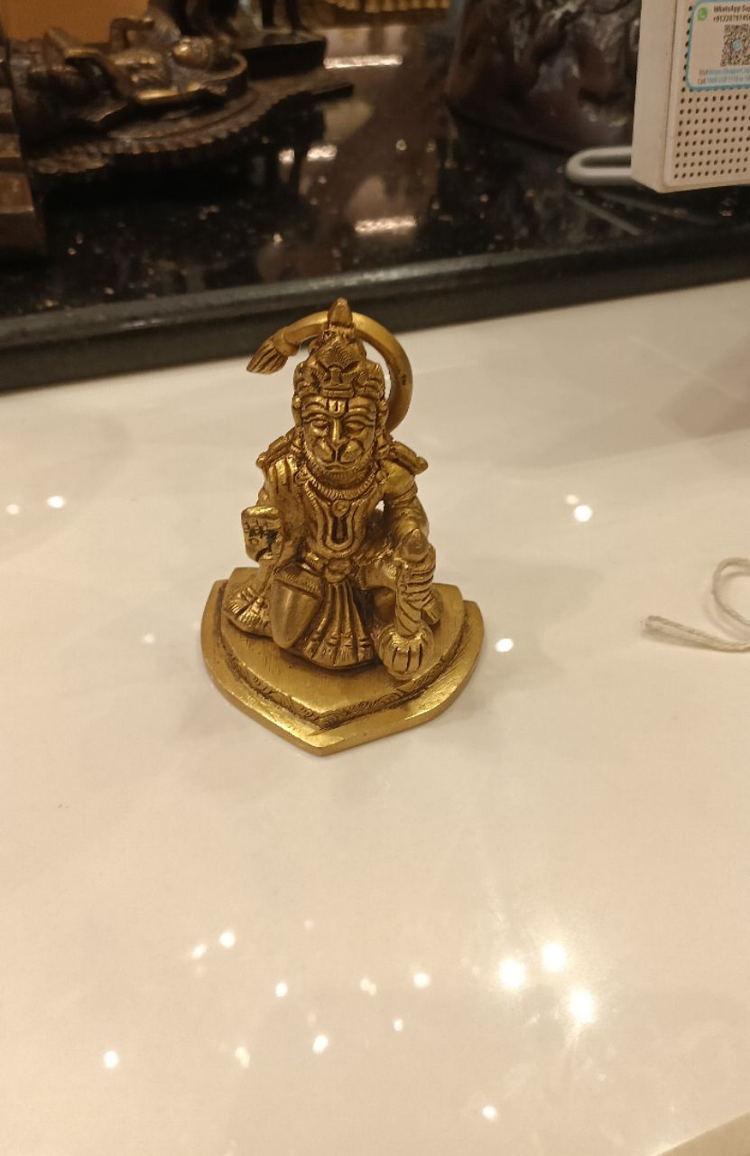 Brass Hanuman Idol