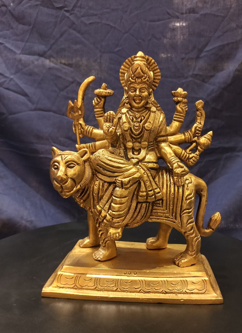 Brass Durga Idol