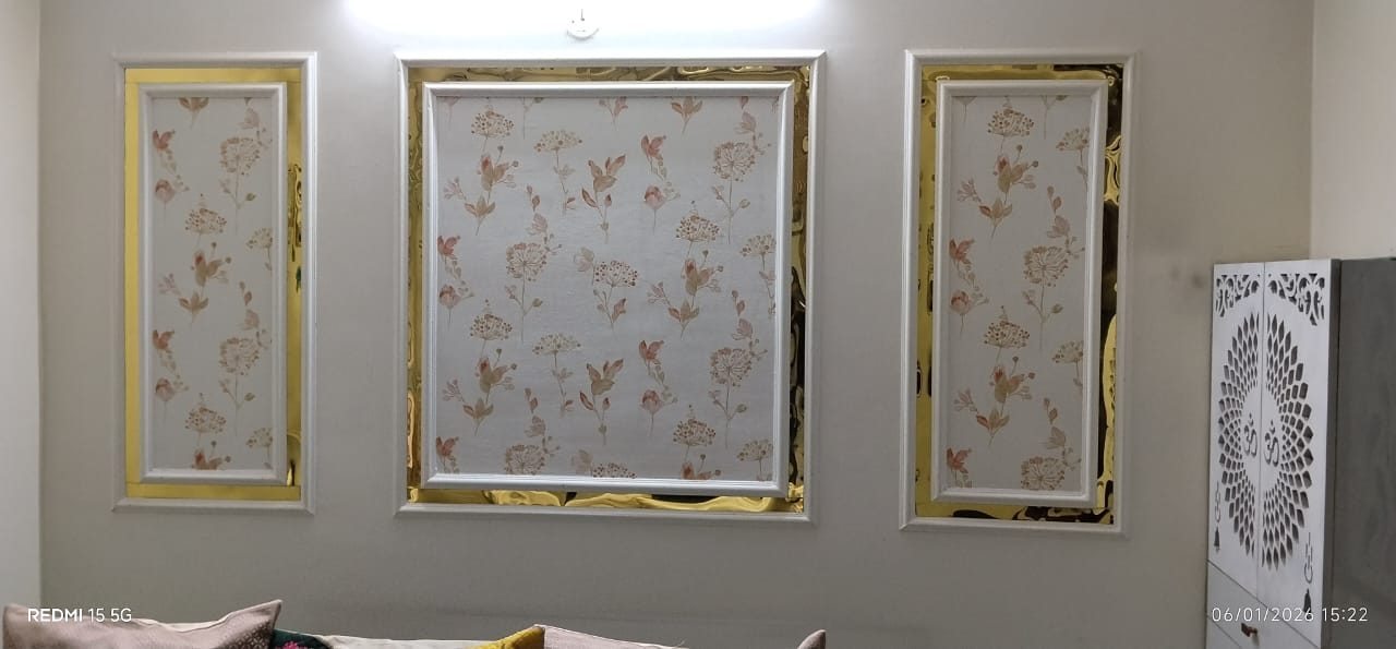 Floral Wallpaper Panel view 2