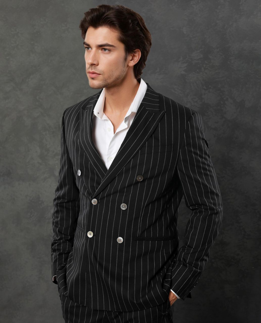 Casual Double Breasted Suit - Shagoon