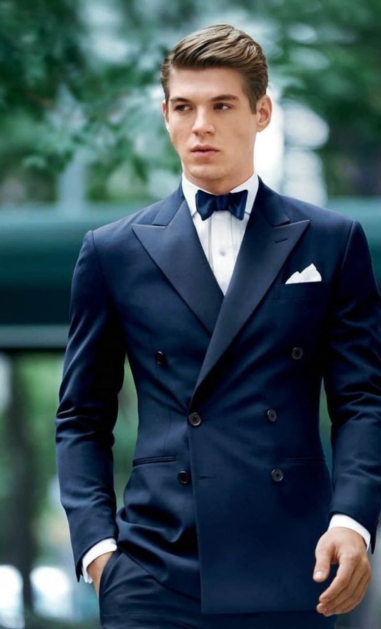 Double Breasted Suit Royal Blue.