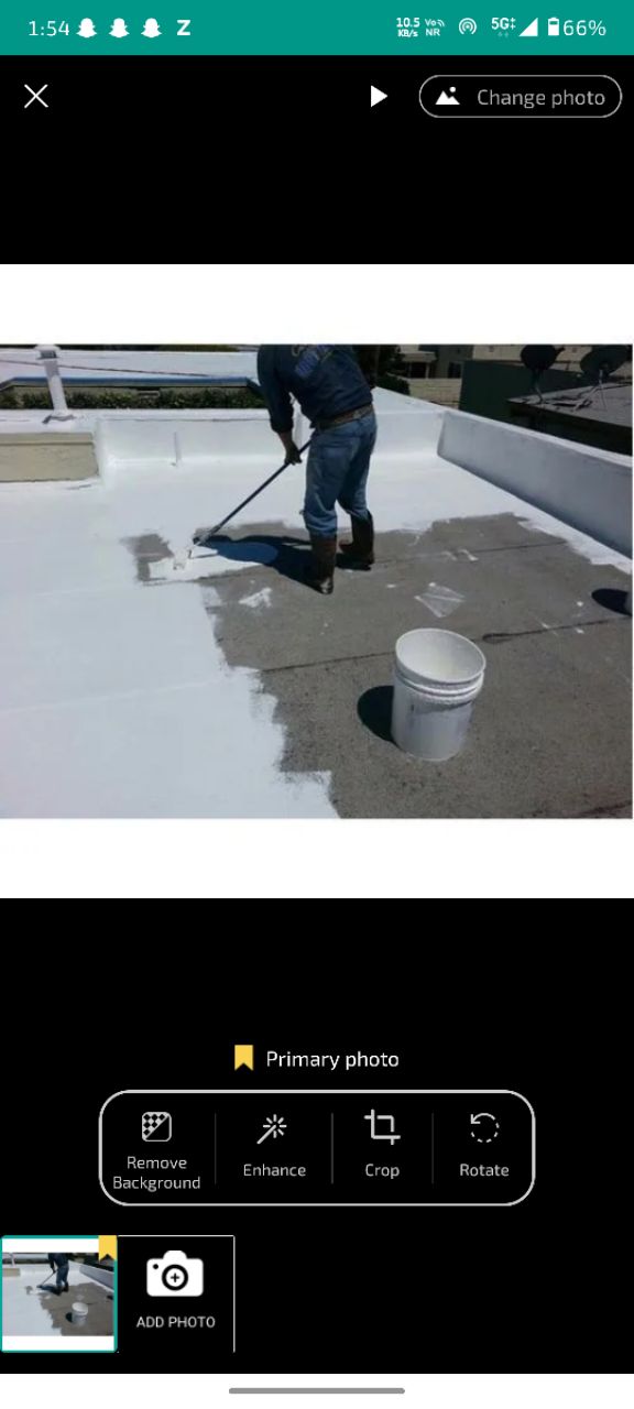 White Waterproofing Coating view 2
