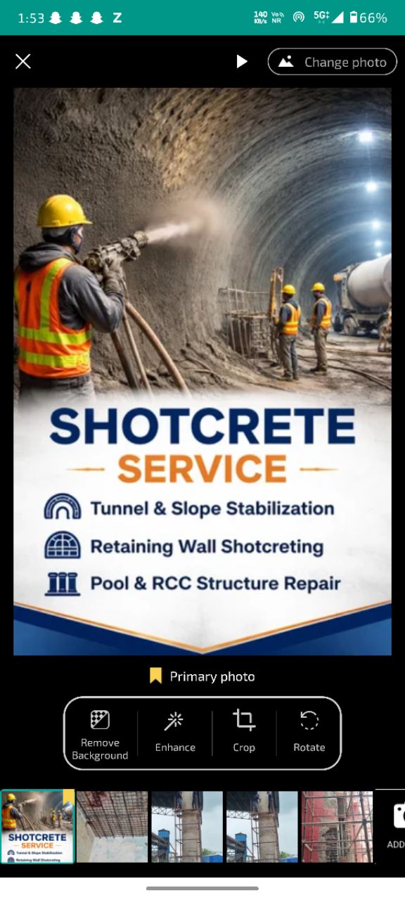 Shotcrete Service view 2