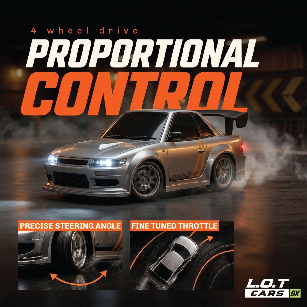 L.O.T Cars - Zipp Gray view 2