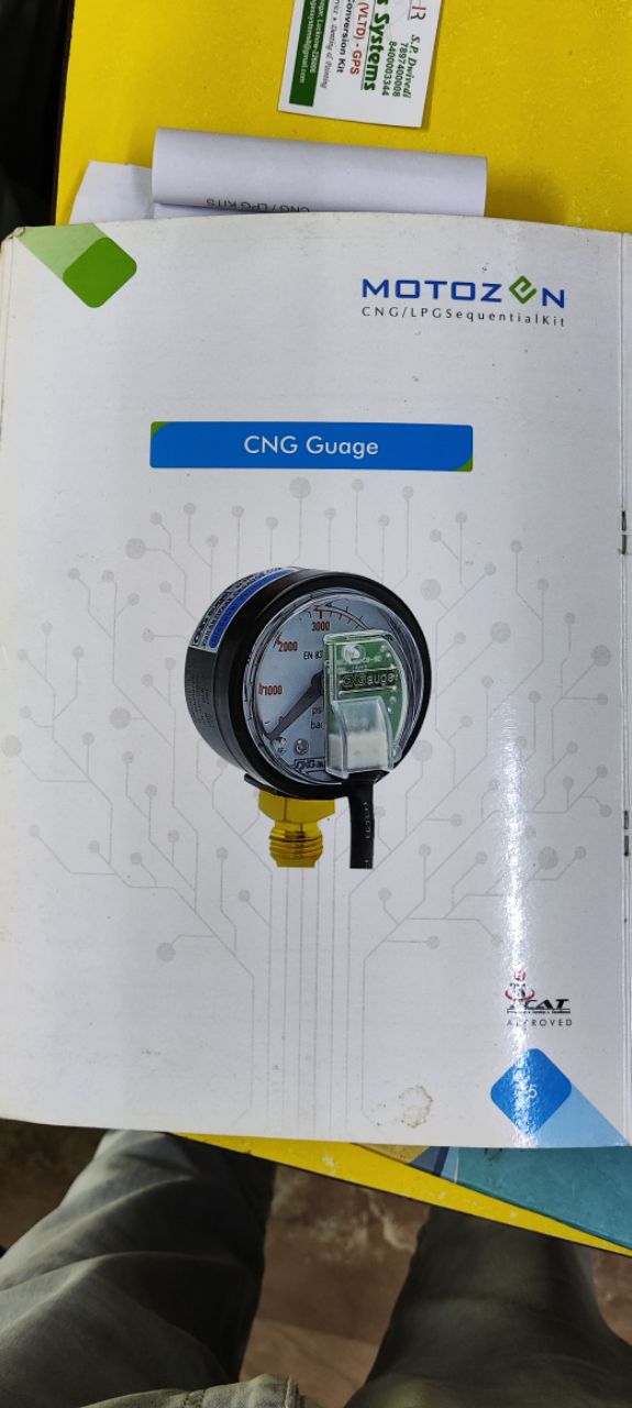 Motozen CNG Gauge
